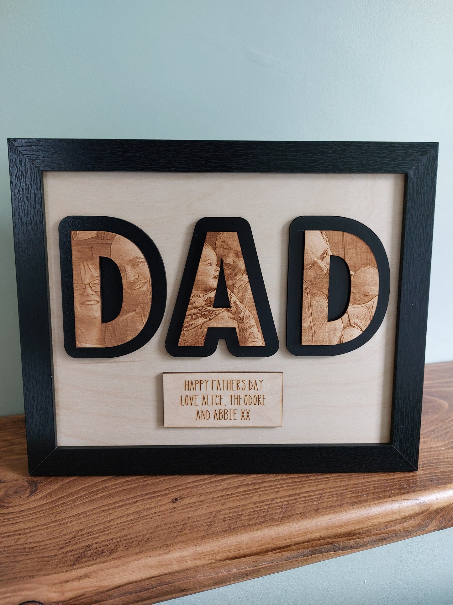 Dad Engraved Photo Frame