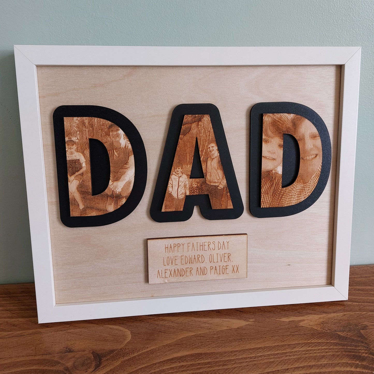 Dad Engraved Photo Frame