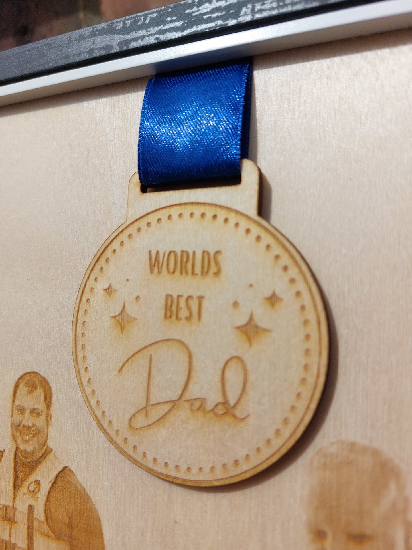 Laser Engraved Medal Frame