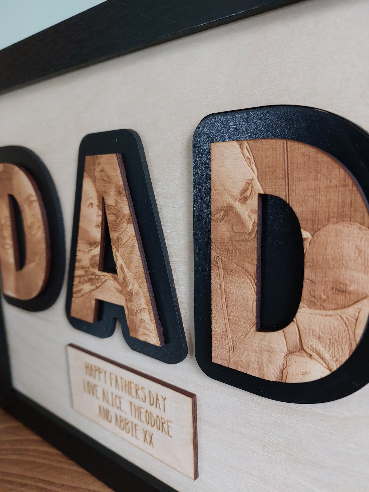 Dad Engraved Photo Frame