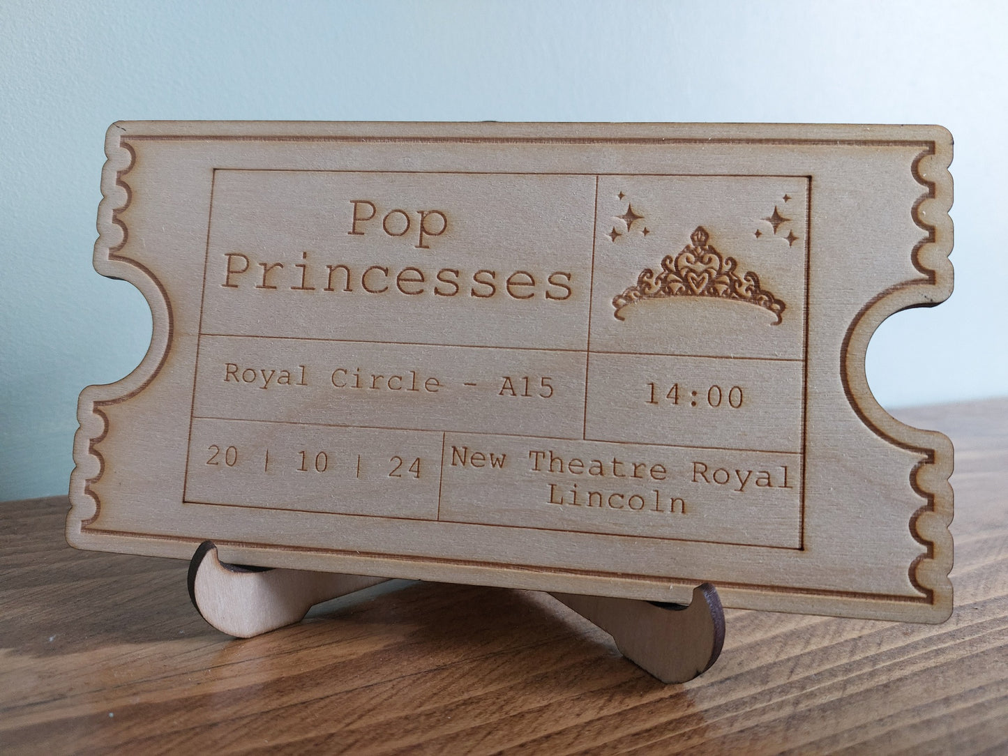 Laser Engraved Tickets