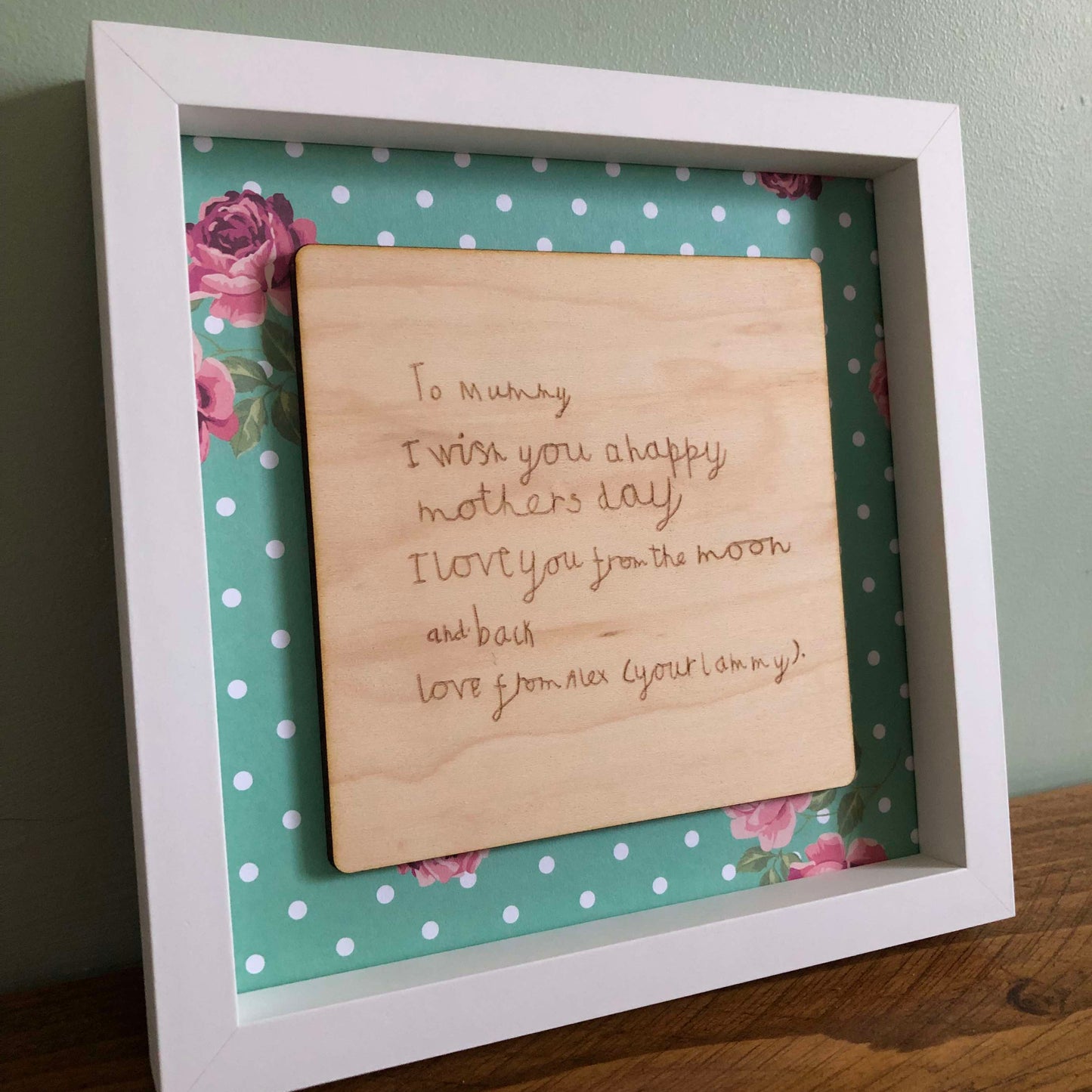 Children's Handwriting or Drawing Keepsake