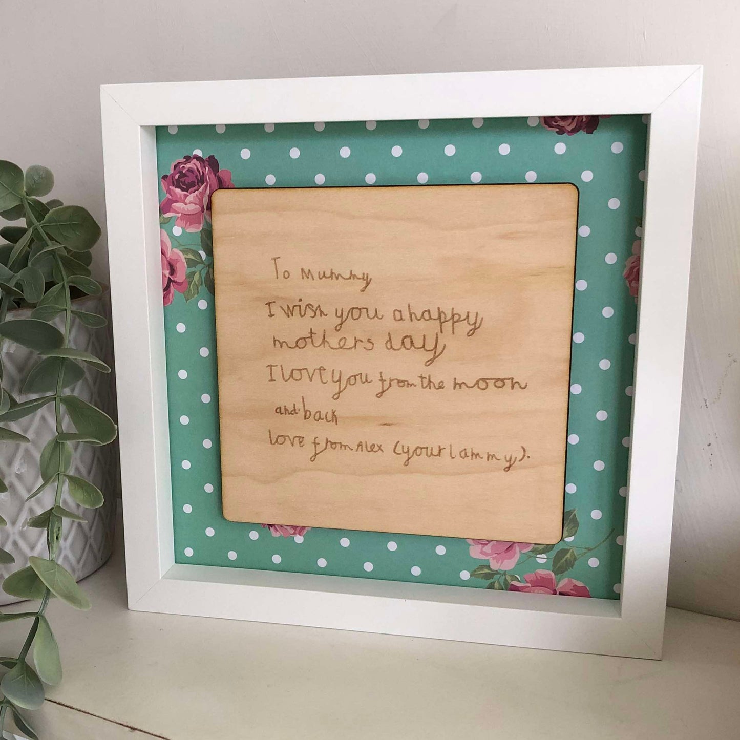 Children's Handwriting or Drawing Keepsake