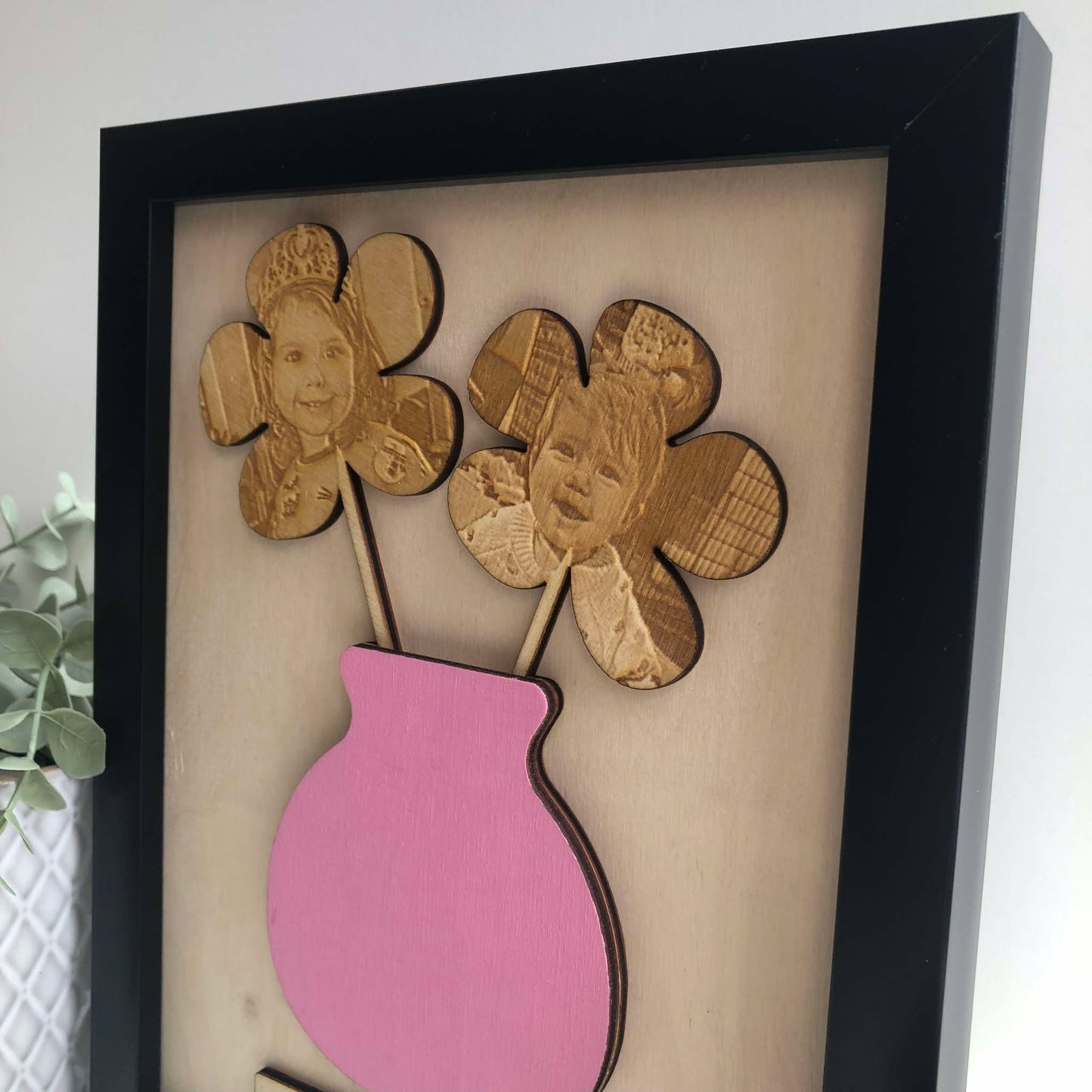 Framed Flowers In Vase