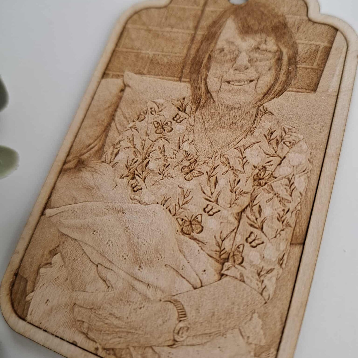 A Wooden Gift Tag Keepsake
