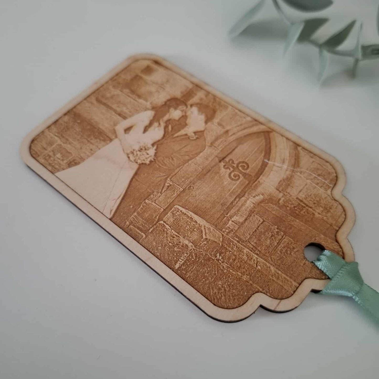 A Wooden Gift Tag Keepsake