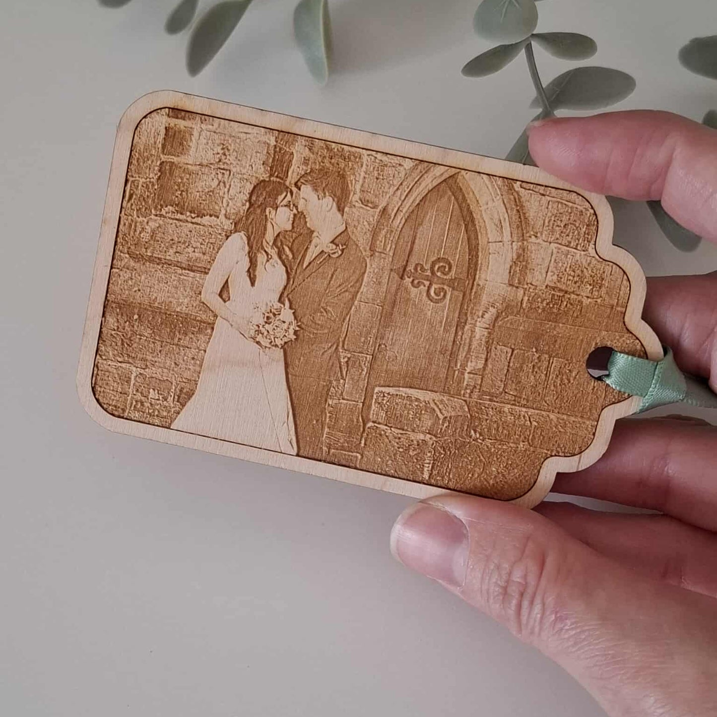 A Wooden Gift Tag Keepsake