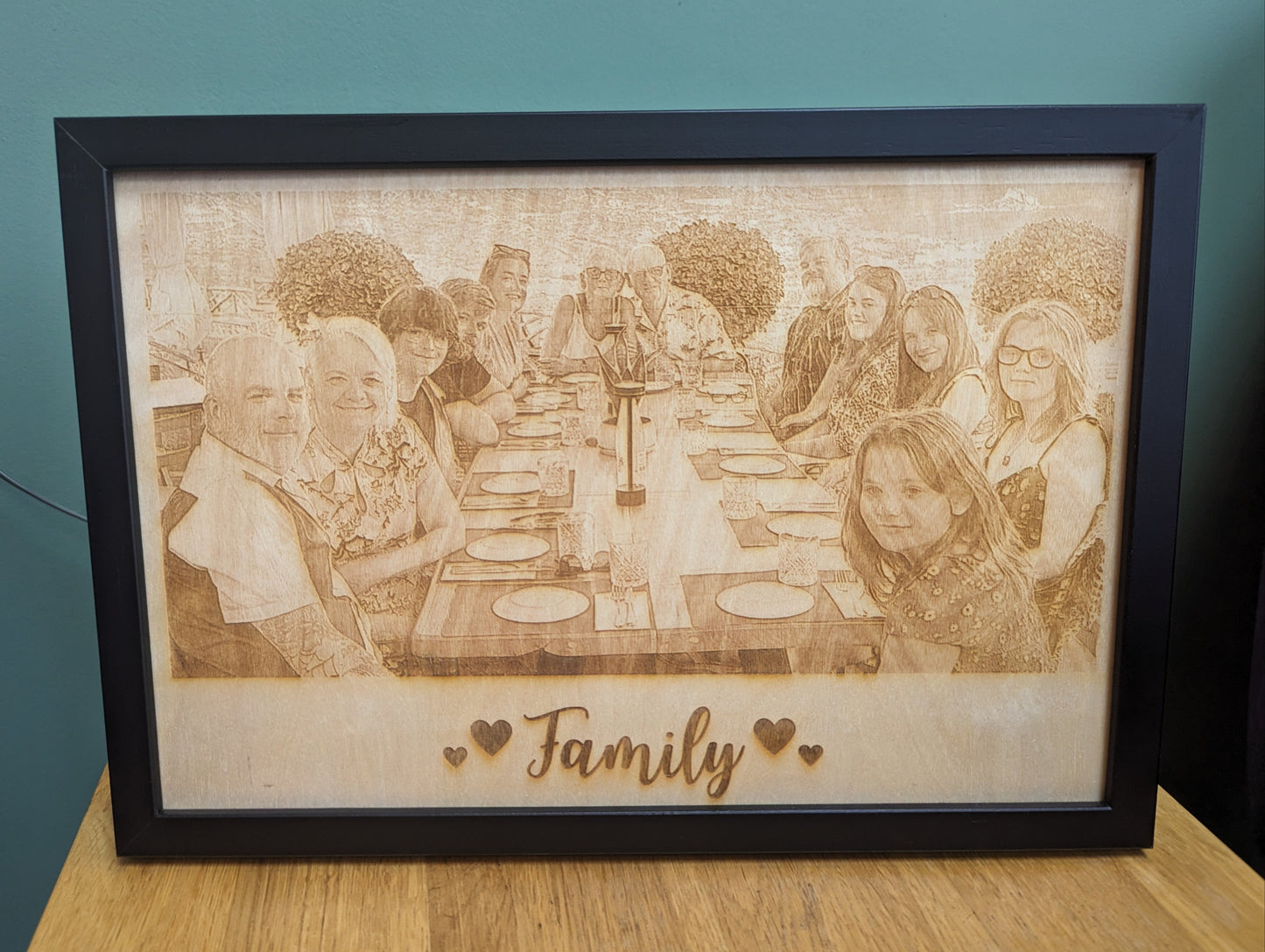 Laser Engraved Photo