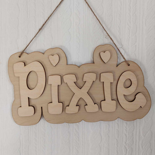 Hanging Personalised Name Signs