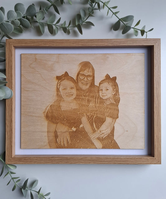 Laser Engraved Photo