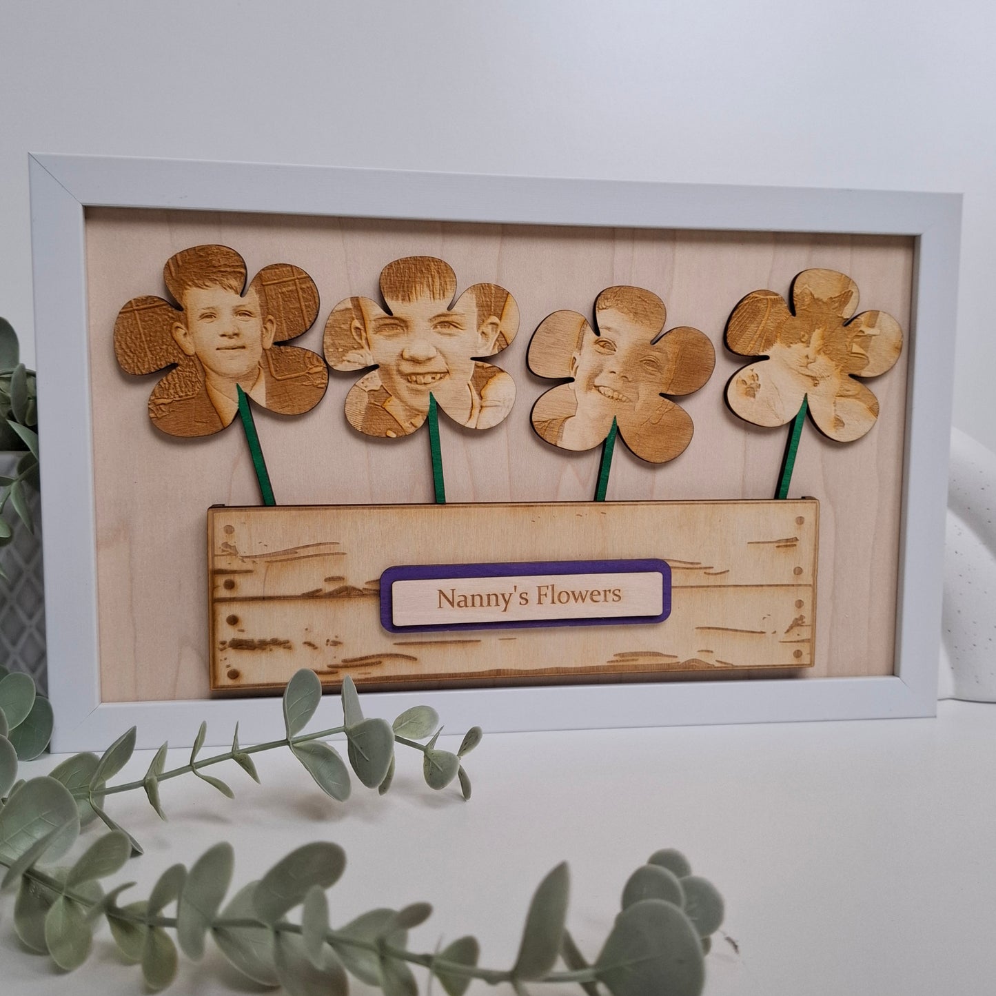 Engraved Flower Box